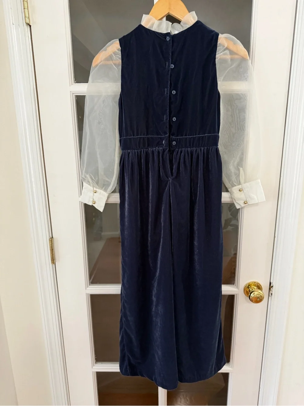 Janie and Jack Girls Velvet Jumpsuit - Size 10